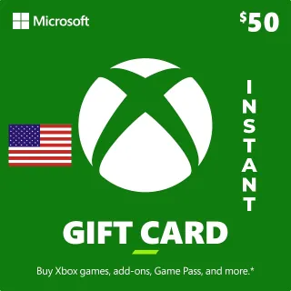 $50 Xbox | US | INSTANT