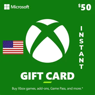 $50 Xbox | US | INSTANT