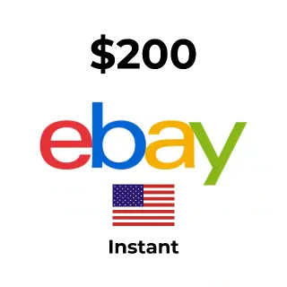$200 ebay | US | INSTANT