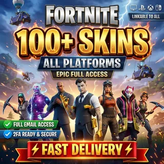 🔥 FORTNITE ACCOUNT | 100+ SKINS | ALL PLATFORMS | EPIC FULL ACCESS | ⚡ FAST DELIVERY ⚡ [LS-000202]