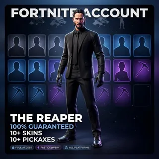 💀 THE REAPER 100% GUARANTEED | 10+ Skins Guaranteed | Fortnite Account | Full Access | ALL PLATFORMS