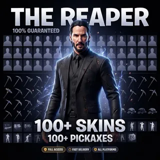 💀 THE REAPER 100% GUARANTEED | 100+ Skins Guaranteed | Fortnite Account | Full Access | ALL PLATFORMS