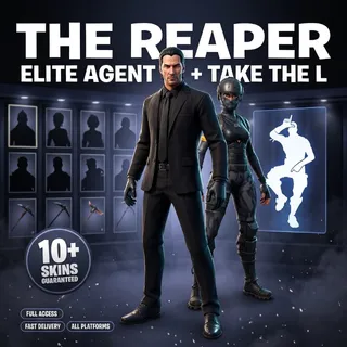 💀 THE REAPER + ELITE AGENT + TAKE THE L | 10+ Skins Guaranteed | Fortnite Account | Full Access