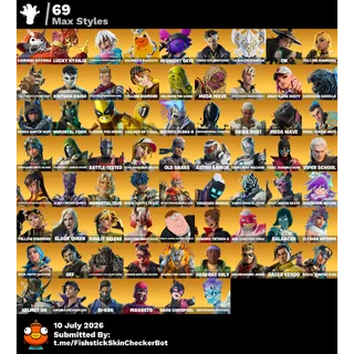 Fortnite Account OG 120 SKINS | Peter Griffin + Optimus Prime + Juice WRLD |FA (PC-XBOX-PSN-MOBILE-NINTENDO)