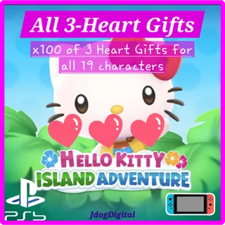 Hello Kitty Island Adventure **All 3 Heart Gifts**