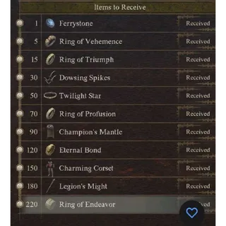 All Seeker Rewards