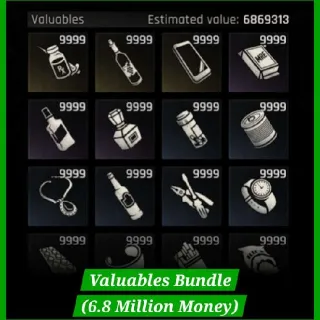 Valuables Bundle Xbox 6.8Mil