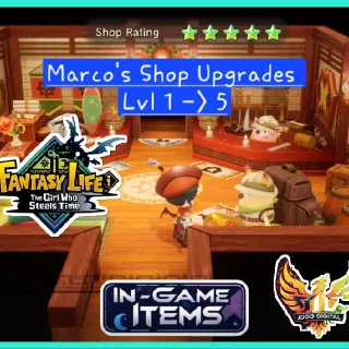 Marco's Shop Upgrade 1-5