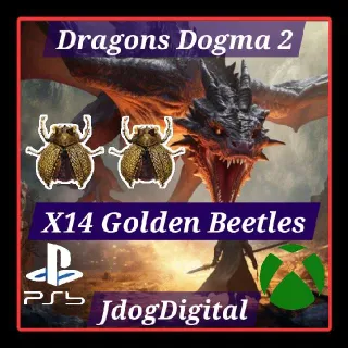 X14 Golden Beetles