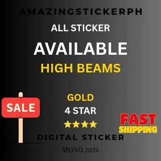 High beams 4 star sticker Golden blitz Monopoly go