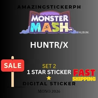 Huntr/x 1 star sticker Monopoly go