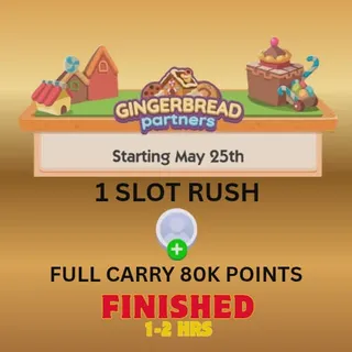 Gingerbread partners event monopoly go (1 slot per order)