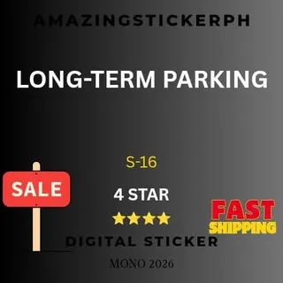 Long term parking 4 star sticker Monopoly go
