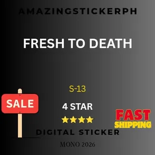 Fresh to death 4 star sticker Monopoly go