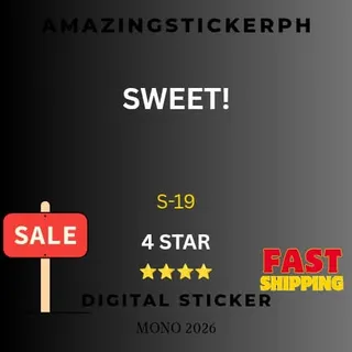 Sweet! 4 star sticker Monopoly go