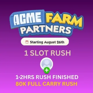 Acme farm partners event monopoly go (1 slot per order rush)
