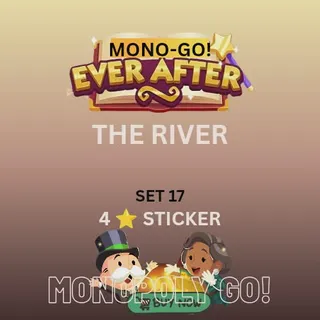 The river 4 star sticker monopoly go