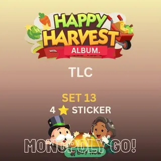 TLC 4 star sticker Monopoly go