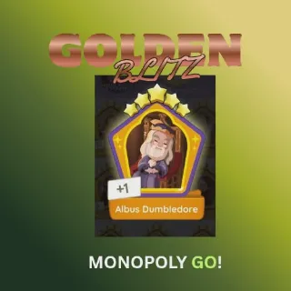 Albus Dumbledore 5 star sticker monopoly go Golden blitz