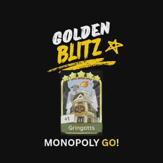 Gringotts 5 star sticker monopoly go Golden blitz