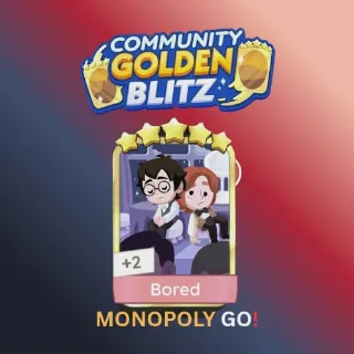 Bored 5 star sticker monopoly go Golden blitz