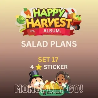 Salad plans 4 star sticker Monopoly go