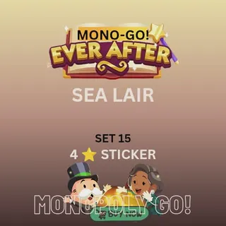 Sea lair 4 star sticker monopoly go