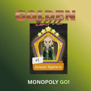 Salazar Slytherin 5 star sticker monopoly go Golden blitz