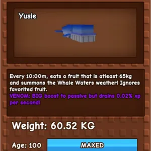 60.52kg Venom Blue Whale