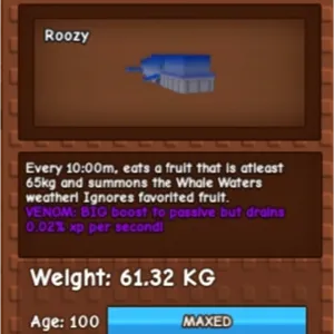 61.32kg Venom Blue Whale