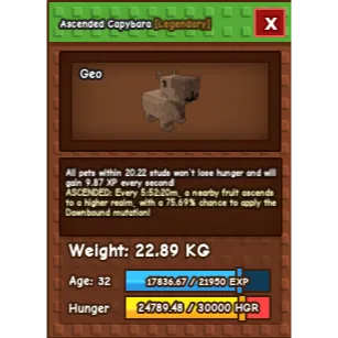 Ascended Huge Capybara