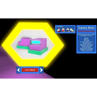 Grind / Obtain Gummy Boots Farm Service | BSS Bee Swarm Simulator Services