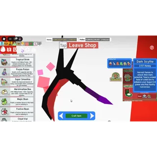 Grind / Obtain Dark Scythe Service | Bee Swarm Simulator BSS Services