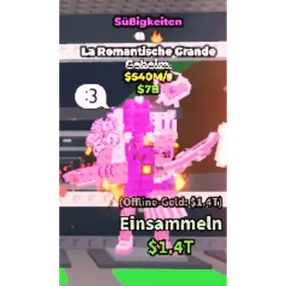 Steal a Brainrot La Romantic Grande Candy