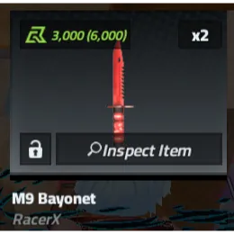 COUNTER BLOX - M9 BAYONET RACERX
