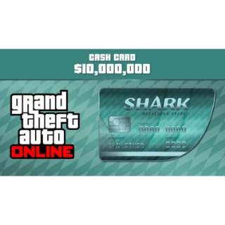 Grand Theft Auto Online: CashCard „Megalodon“ - Xbox Series X|S 10.000.000 
