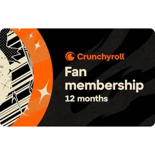 Crunchyroll 12 months Fan membership