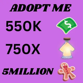 BUCKS & AGE UP POTIOND AND GINGER BREAD - Adopt Me 