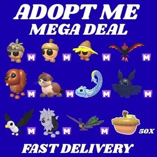OAKEE BOX 50X AND MEGA DEAL - ADOPT ME 