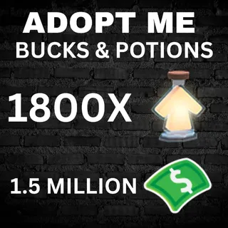 AGE UP POTIONS AND BUCKS  - ADOPT ME 