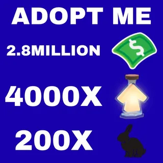 BUCKS AND AGE UP POTIONS - ADOPT ME 