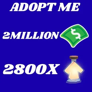 BUCKS AND AGE UP POTIONS  - ADOPT ME 