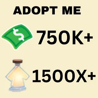 BUCKS AND AGE UP POTIONS  - ADOPT ME 