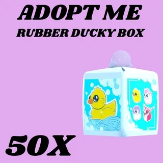 RUBBER DUCKY BOX 50X - ADOPT ME 