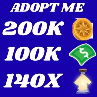 COMPASS COIN AND BUCKS AND AGE UP POTION - ADOPT ME 
