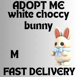 1x mega white choccy bunny adopt me