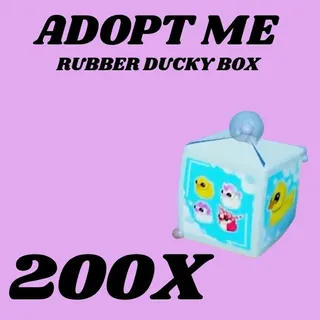 RUBBER DUCKY BOX 200X - ADOPT ME 