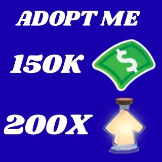 BUCKS AND AGE UP POTIONS - ADOPT ME 