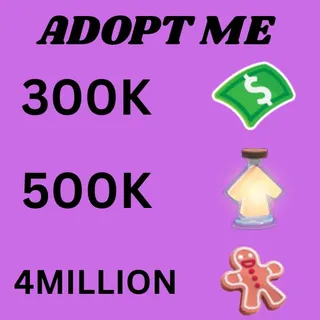 BUCKS & AGE UP POTIONS AND GINGER BREAD - Adopt Me 