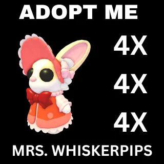 4X MRS. WHISKERPIPS